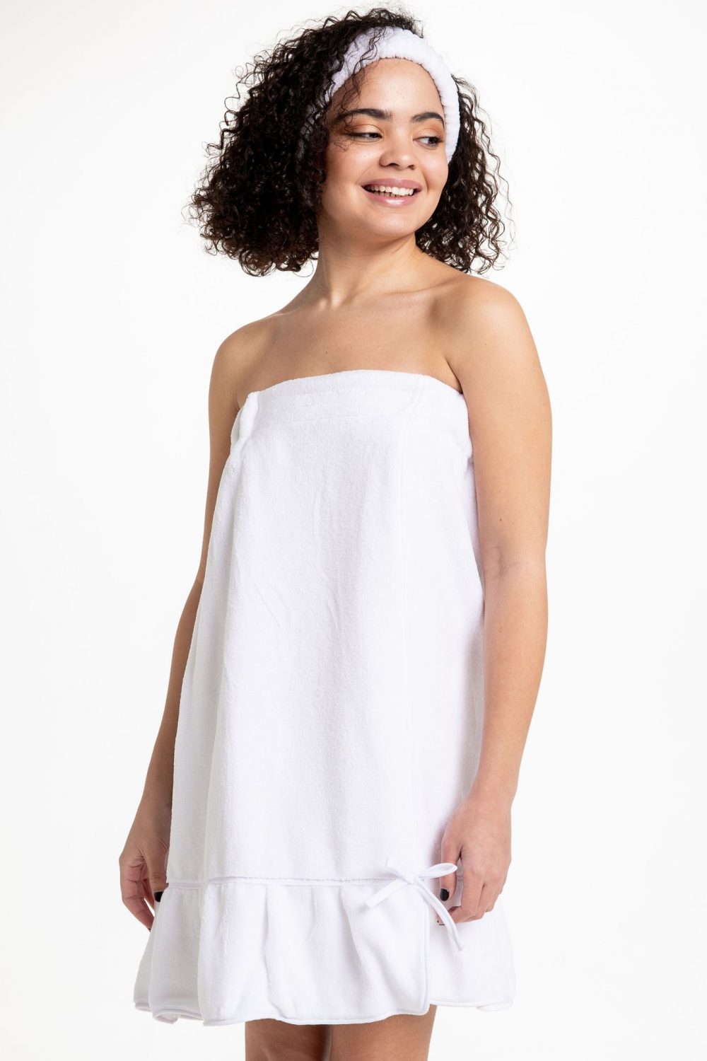 Bella Beauty White Towel Wrap