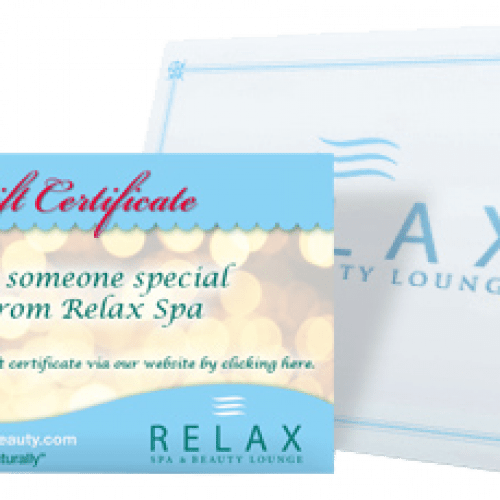 Relax Spa & Beauty Gift Card