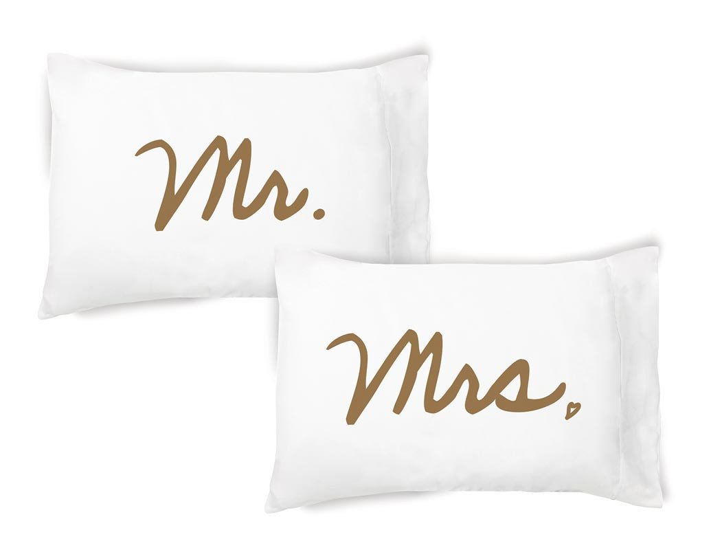 mr mrs pillowcases