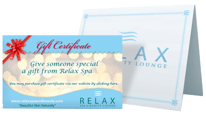 Relax Spa & Beauty Gift Card